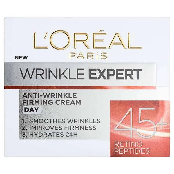 L'Oreal Wrinkle Expert 45+ Anti-Wrinkle Firming Day Cream 50ml (Case of 6)