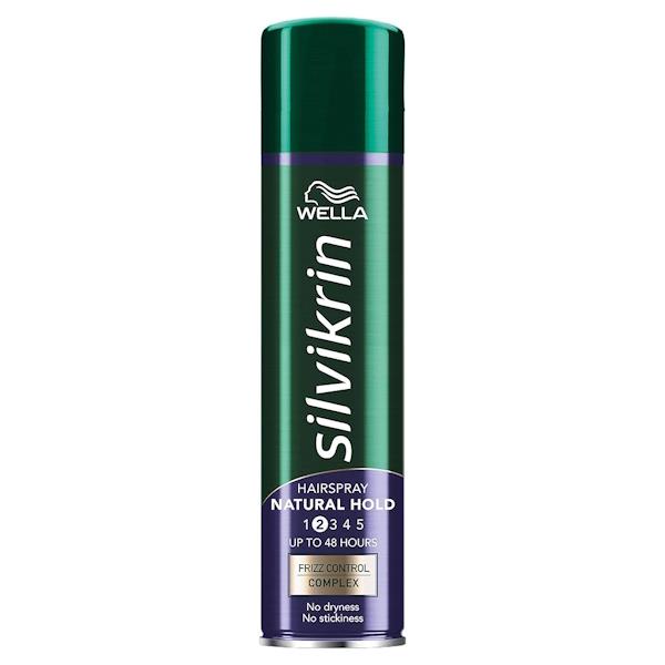 Wella Silvikrin Hairspray Natural Hold 400ml (Case of 6)