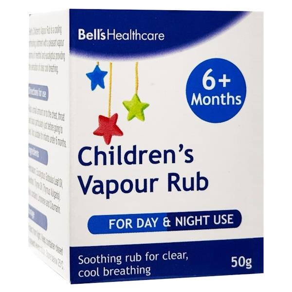 Bell's Children's Vapour Rub 50g (Case of 6)