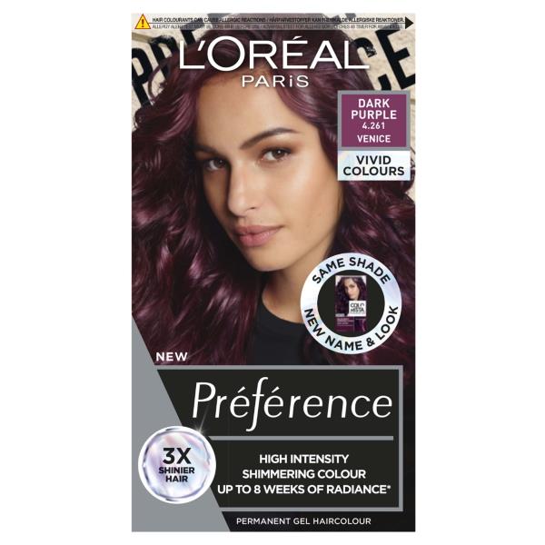 (LT) L'Oreal Preference Vivids 4.261 Dark Purple (Case of 3)