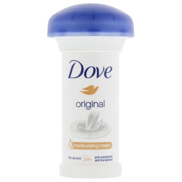 Dove Original Antiperspirant Cream Mushroom Stick 50ml (Case of 6)