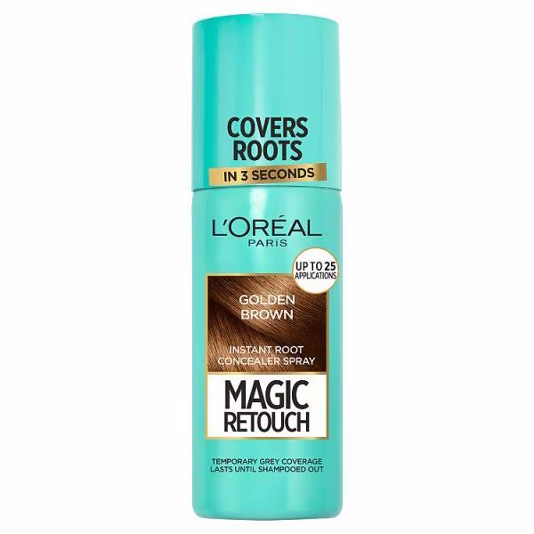 L'Oreal Magic Retouch Instant Root Concealer Spray Golden Brown 75ml (Case of 6)