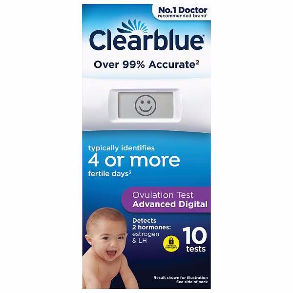 Clearblue Ovulation Test Advanced Digital 10 Tests (Case of 3)
