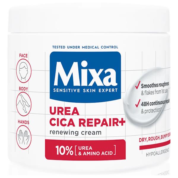 (LT) Mixa Urea Cica Repair+ Renewing Cream 400ml (Case of 6)