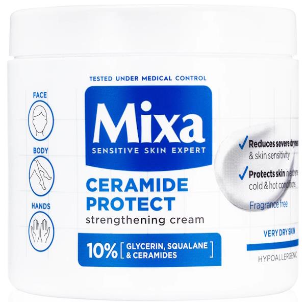 Mixa Ceramide Protect Strengthening Cream 400ml (Case of 6)