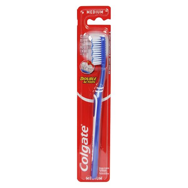 Colgate Toothbrush Double Action Medium (Colours Vary) (Case of 12)