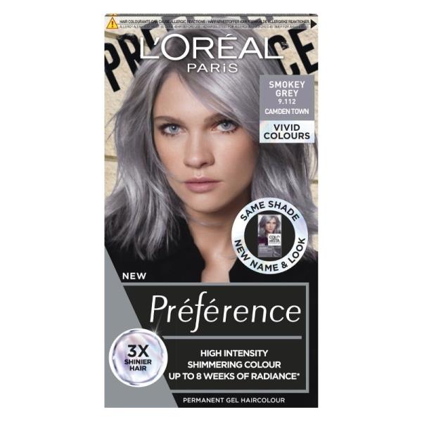 (LT) L'Oreal Preference Vivids 9.112 Smokey Grey (Case of 3)