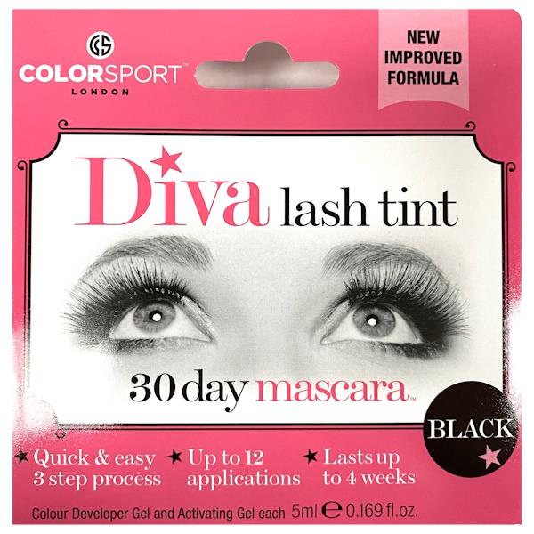(LT) Colorsport Diva Lash Tint 30 Day Mascara Black (Case of 6)