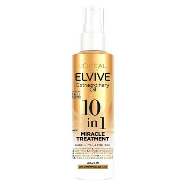 (LT) L'Oreal Elvive Extraordinary Oil 10in1 Miracle Treatment 150ml (Case of 6)
