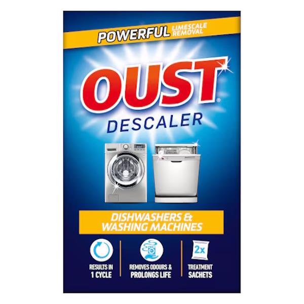 Oust Dishwashers & Washing Machines Descaler 2 x 75g (Case of 6)