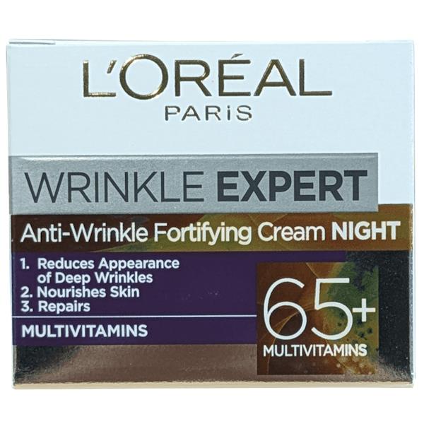(LT) L'Oreal Wrinkle Expert 65+ Anti-Wrinkle Night Cream 50ml (Case of 6)