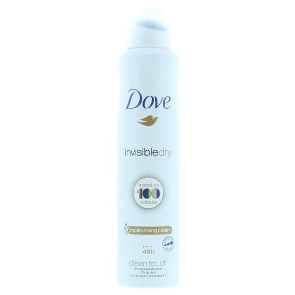 Dove Invisible Dry Antiperspirant Spray 250ml (Case of 6)