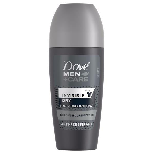 Dove Men Invisible Dry Anti-Perspirant Roll On 50ml (Case of 6)