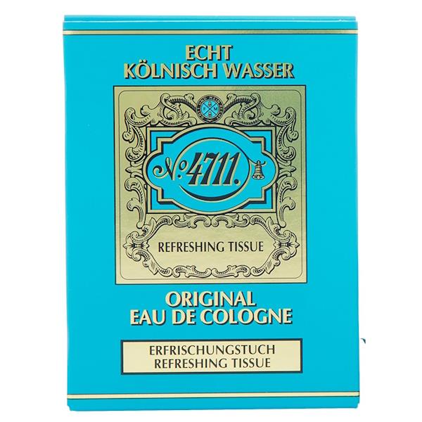 4711 Original Eau De Cologne 10 Refreshing Tissues (Case of 6)