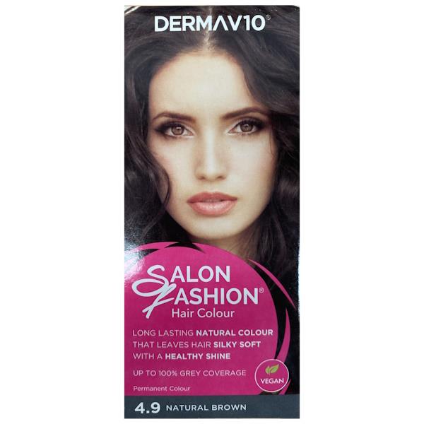 Salon Fashion Permanent Hair Colour 4.9 Natural Brown (Case of 6)