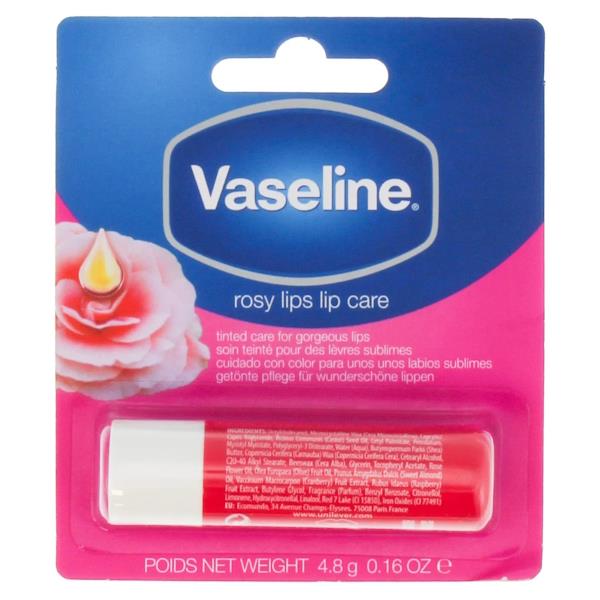 Vaseline Lip Care Rosy Lips Stick 4.8g (Case of 24)