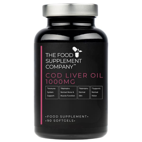 FSC Cod Liver Oil 1000mg 90 Softgels (Case of 6)