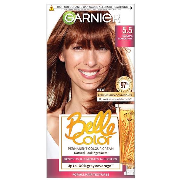 (LT) Garnier Belle Color Permanent Colour 5.5 Natural Mahogany (Case of 3)