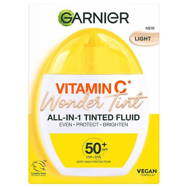 (LT) Garnier Vitamin C Wonder Tint All-in-1 Tinted Fluid Light 40ml (Case of 6)