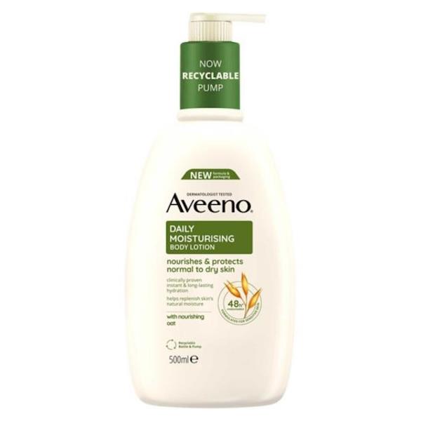 Aveeno Daily Moisturising Body Lotion 500ml (Case of 4)
