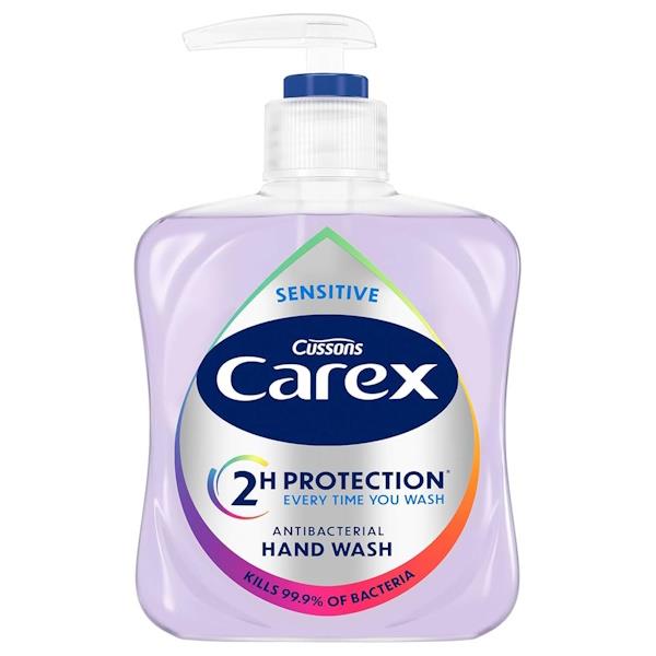 Carex Sensitive Antibacterial Handwash 250ml (Case of 6)