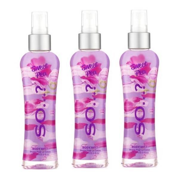 So...? Sweet Pea Body Mist 100ml (Case of 3)