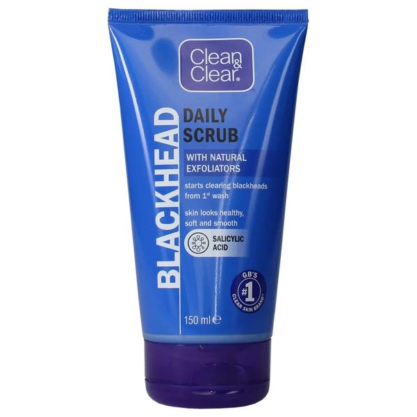Clean & Clear Blackhead Daily Scrub 150ml (Case of 6)