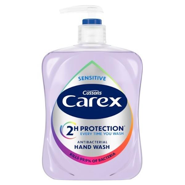 Carex Sensitive Antibacterial Handwash 500ml (Case of 6)
