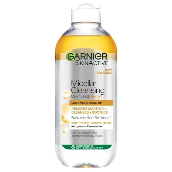 (LT) Garnier Skin Active Micellar Oil-Infused Cleansing Water 400ml (Case of 6)