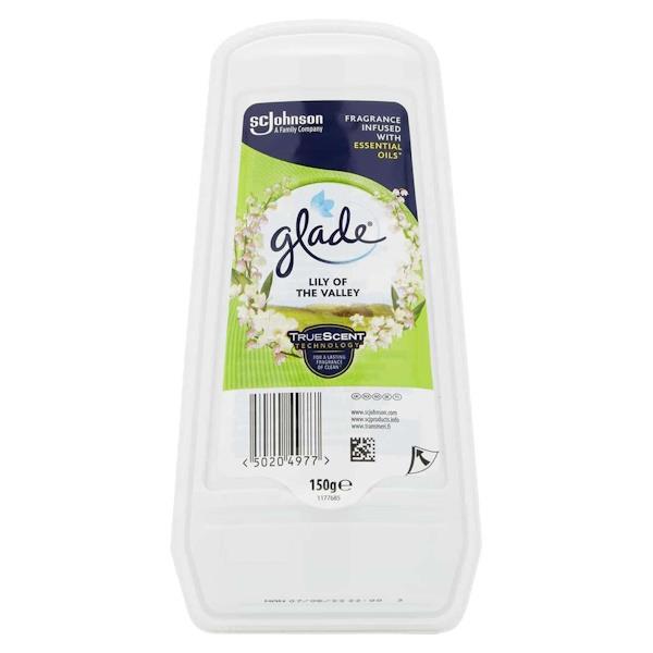 Glade Solid Gel Air Freshener Lily of the Valley 150g (Case of 8)