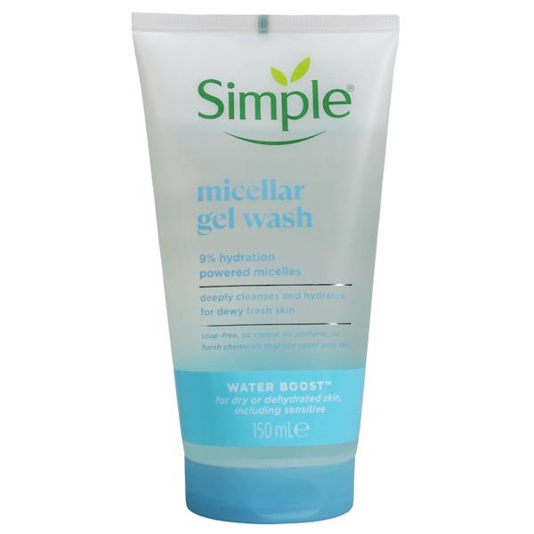 Simple Water Boost Micellar Gel Wash 150ml (Case of 6)