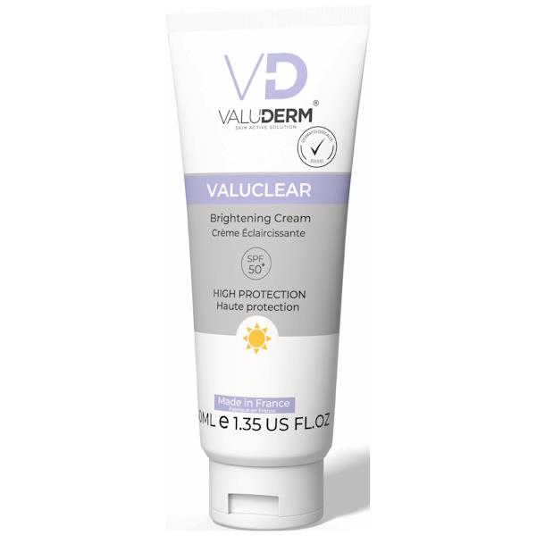 Valuderm Valuclear Brightening Cream SPF50+ 40ml (Case of 6)