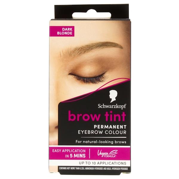 Schwarzkopf Brow Tint Permanent Eyebrow Colour Dark Blonde (Case of 3)
