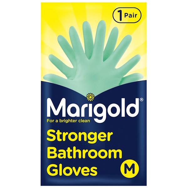 Marigold Stronger Bathroom Gloves Medium 1 Pair (Case of 6)