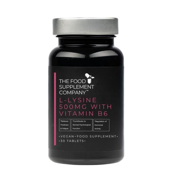 FSC L-Lysine 500mg & B6 30 Tablets (Case of 6)