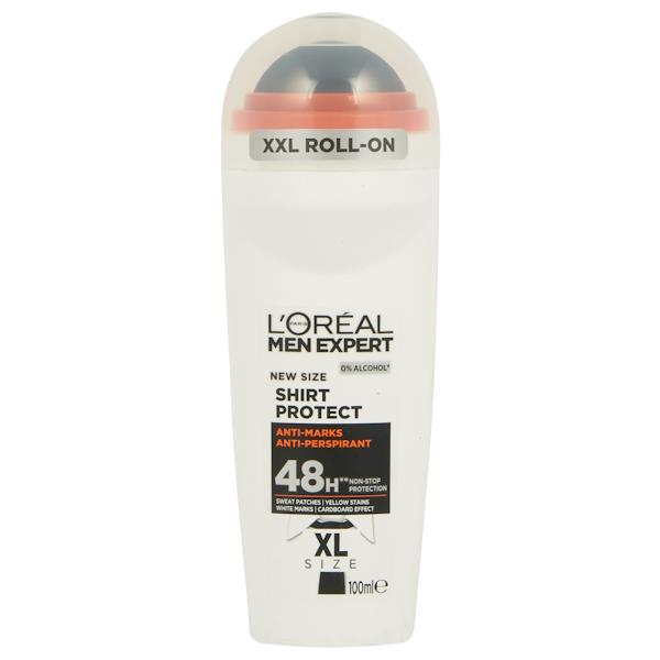 L'Oreal Men Expert Anti-Perspirant Roll-On Shirt Protect 100ml (Case of 6)