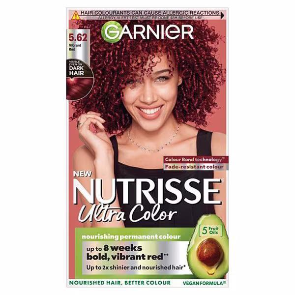 Garnier Nutrisse Ultra Color Permanent Colour 5.62 Vibrant Red (Case of 3)