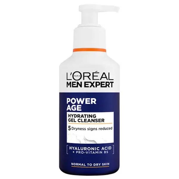L'Oreal Men Expert Power Age Hydrating Gel Cleanser 260ml (Case of 6)
