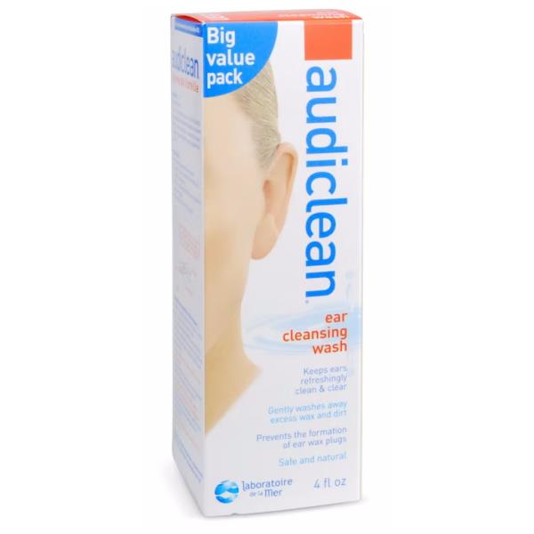 Audiclean Ear Cleansing Wash 115ml (Case of 12)
