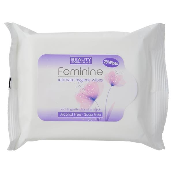 Beauty Formulas Feminine Intimate Hygiene Wipes 20 Wipes (Case of 12)