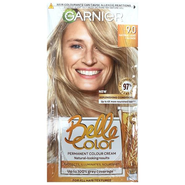 Garnier Belle Color Permanent Colour 9.0 Natural Light Blonde (Case of 3)