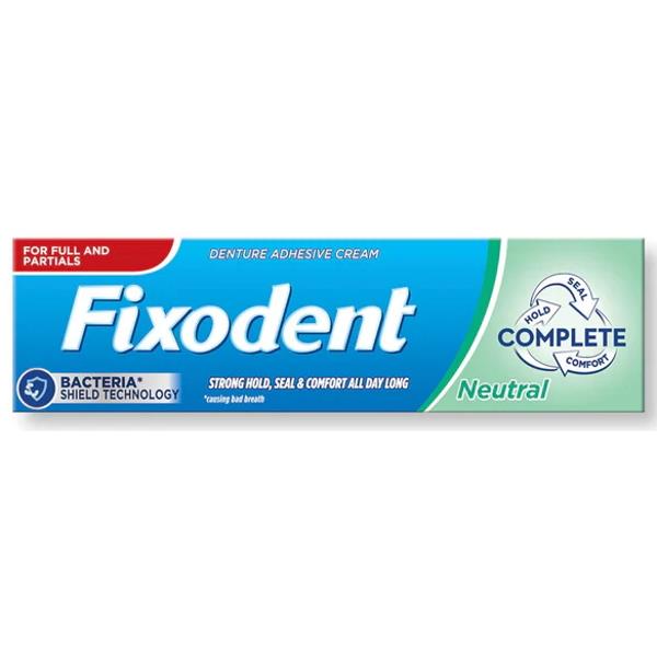 Fixodent Complete Neutral Denture Adhesive Cream 40g (Case of 12)