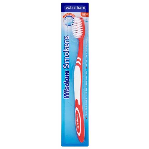 Wisdom Smokers Toothbrush Extra Hard (Case of 12)