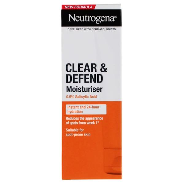 Neutrogena Clear & Defend Moisturiser 50ml (Case of 6)