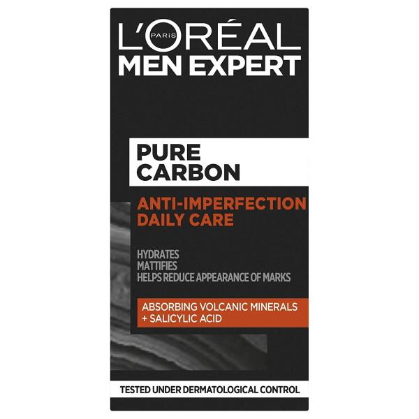 L'Oreal Men Expert Pure Carbon Anti-Imperfection Daily Care Cream 50ml (Case of 6)