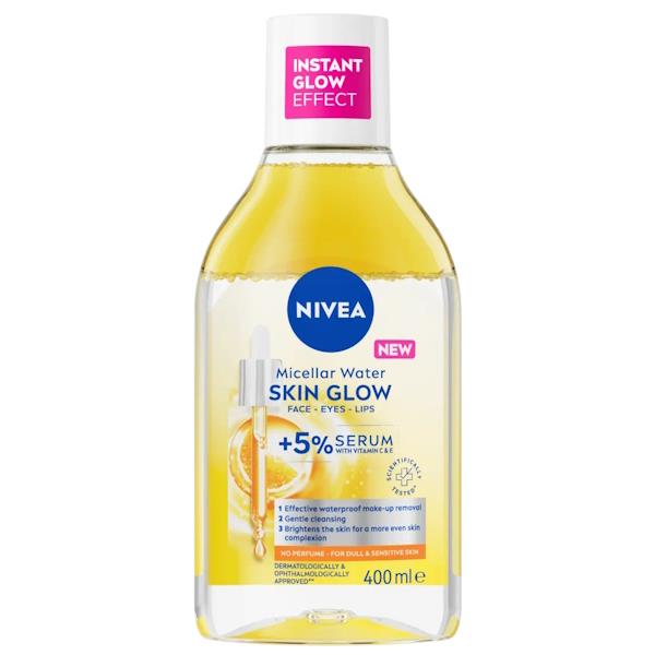 Nivea Micellar Water Skin Glow 400ml (Case of 5)