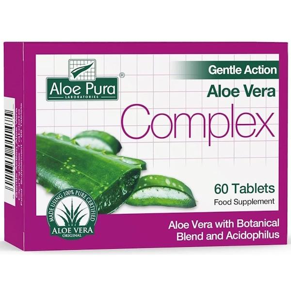 Aloe Pura Gentle Action Aloe Complex 60 Tablets (Case of 6)