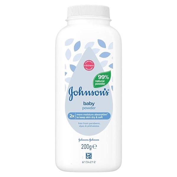 Johnson's Baby Powder 200g (Case of 6)