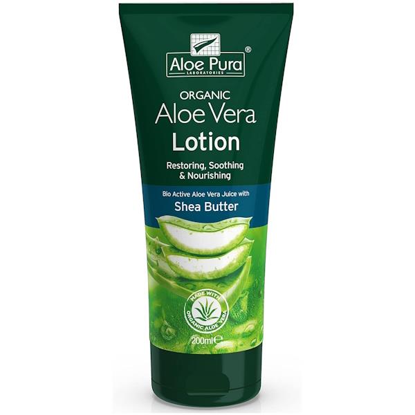 Aloe Pura Organic Aloe Vera Lotion Shea Butter 200ml (Case of 6)