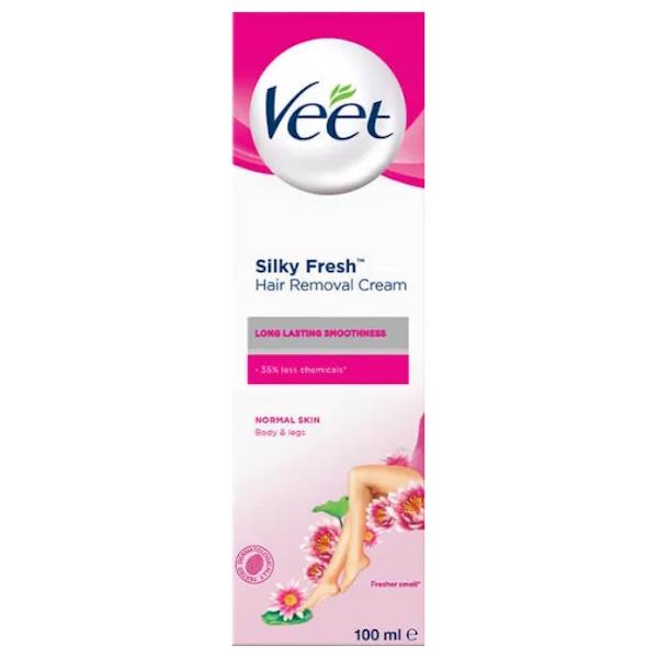 Veet Silky Fresh Hair Removal Cream Normal Skin 100ml (Case of 6)